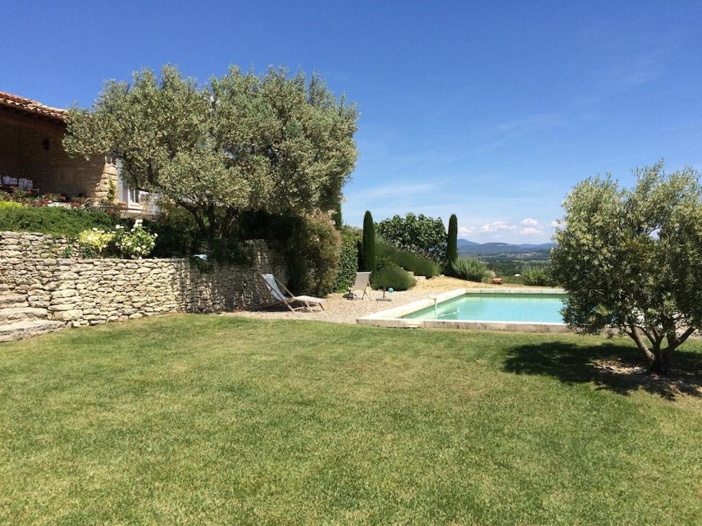 In Gordes, Facing The Entire Luberon Park A Beautiful 5 Bedrooms House 外观 照片