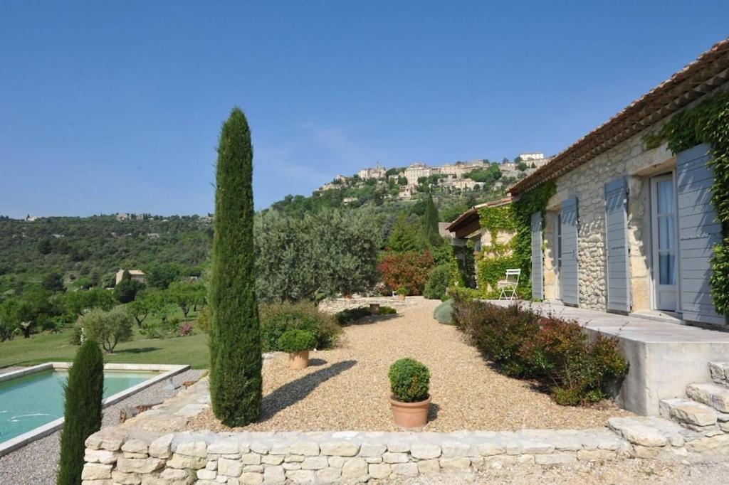 In Gordes, Facing The Entire Luberon Park A Beautiful 5 Bedrooms House 外观 照片
