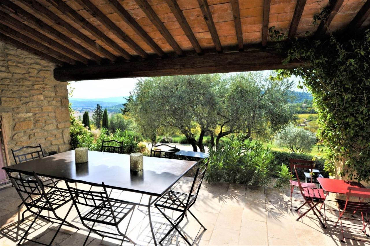 In Gordes, Facing The Entire Luberon Park A Beautiful 5 Bedrooms House 外观 照片