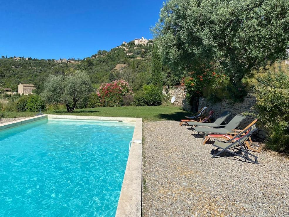 In Gordes, Facing The Entire Luberon Park A Beautiful 5 Bedrooms House 外观 照片